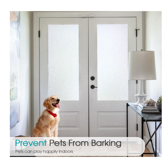 Window Privacy Film Frosted Glass Static Cling UV Insulation 17.5"x78.7" - Picture 9 of 9